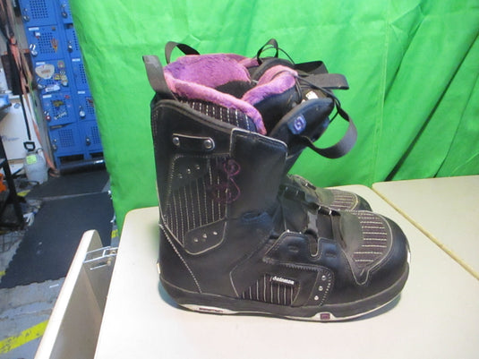 Used Salomon Pearl Size Women's 9 Snowboard Boots