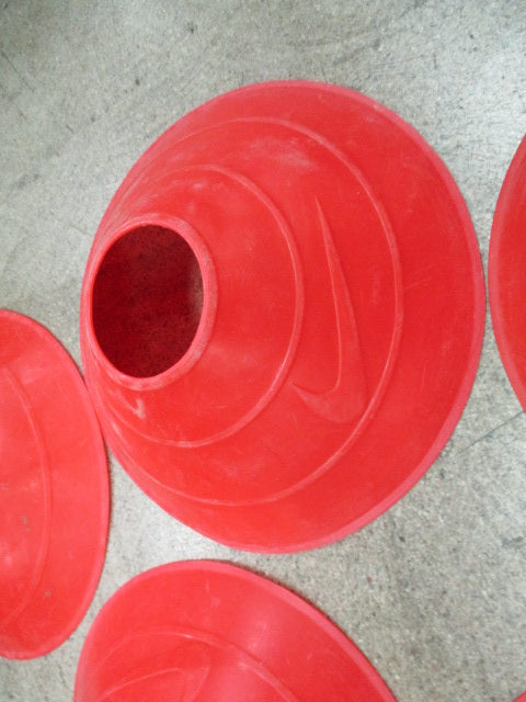 Used Nike Red Flat Cones - Set Of 5