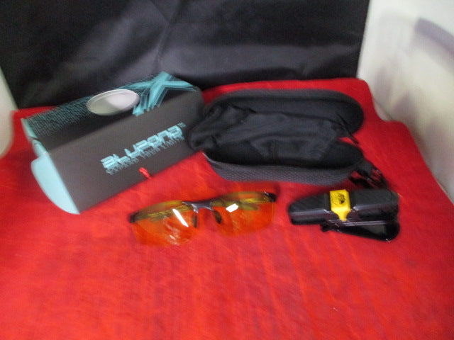 Load image into Gallery viewer, Blupond Yellow Ultimate Eye Protection Safety Glasses w/ Case &amp; Accessories
