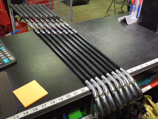 Used PXG 0211 XCOR2 Left Hand 8pc Iron Set 4-9 Iron and G,S Wedge