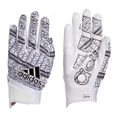 New Adidas Freak 5 Poly Bowl Receiver Gloves Adult Size 2XL - White/Black