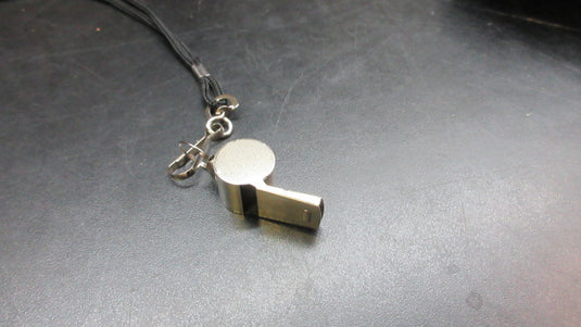 Used Whistle and Lanyard