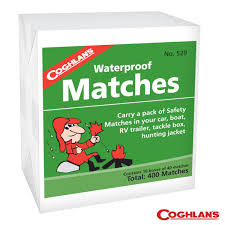 New Coghlan's Waterproof Matches - QTY 400