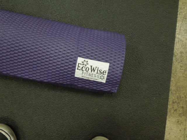 Load image into Gallery viewer, Used Eco Wise Fitness Purple 70" Yoga Mat

