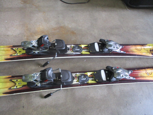 Load image into Gallery viewer, Used Nordica Olympia Conquer Downhill Skis w/ Nordica N Pro 2S Bindings
