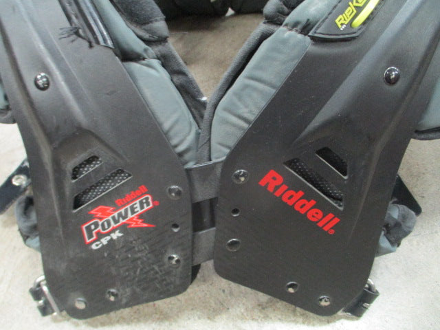 Load image into Gallery viewer, Used Riddell Power CPX Football Shoulder Pads Size Adult Large
