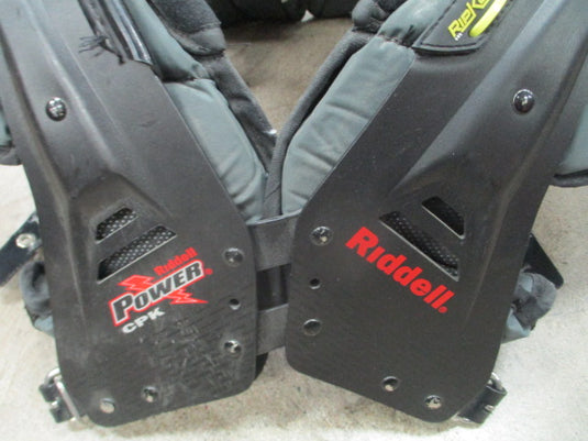 Used Riddell Power CPX Football Shoulder Pads Size Adult Large