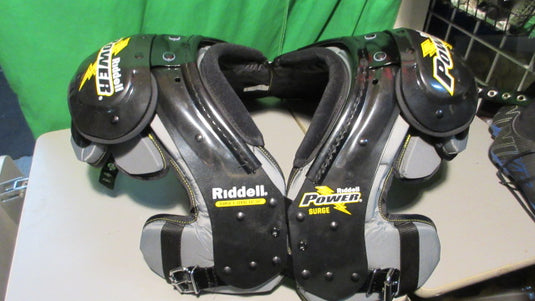 New Riddell Power Surge Youth Shoulder Pads W/ Back Plate-Size Large