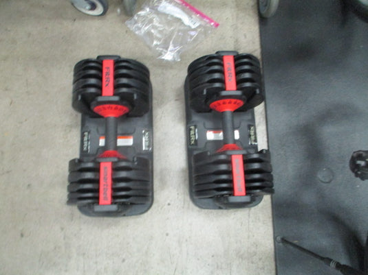 Used FITRX SmartBell ADJUSTABLE DUMBELL 52.5lb Set includes 2 Dumbells