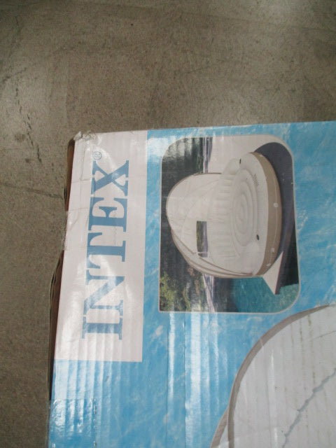 Used Intex Canopy Island Inflatable Pool Float