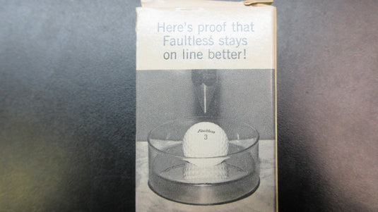 Vintage Faultless Lee Trevino Golf Balls Set Of 3