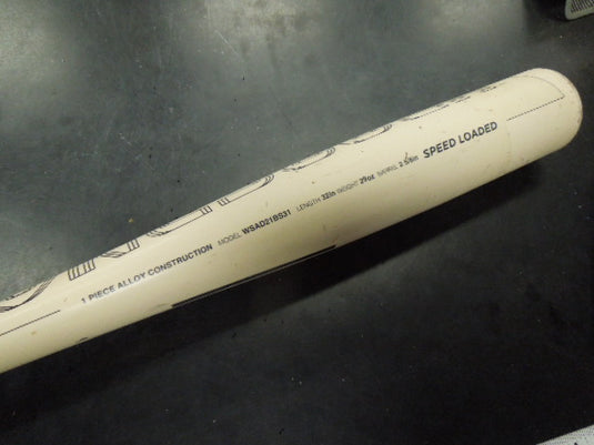 Used Warstic Bonesaber Speedloaded One Piece BBCOR Baseball Bat 32 in 29 oz -3