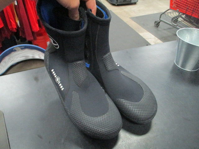 Load image into Gallery viewer, Used Aqua Lung Super Zip Ergo Dive Boots Size 13 5mm Thick

