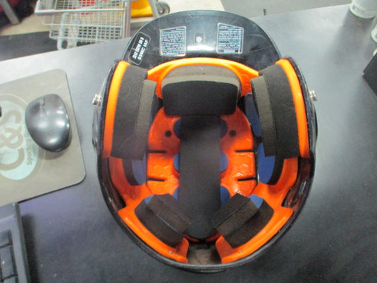 Used Schutt Black Batting Helmet w/ Added Padding