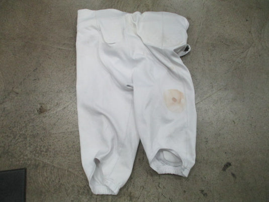 Used Wearcog White Football Pants Size Adult XL (Has Stains)
