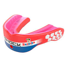 New Shock Doctor Bazooka Joe Gel Max Flavor Fusion Mouthguard - Bubble Gum Adult