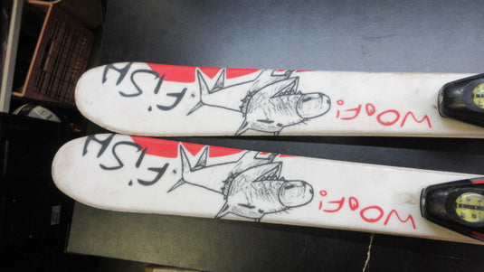 Used Salomon Teneighty Thruster Skis 2007 121cm