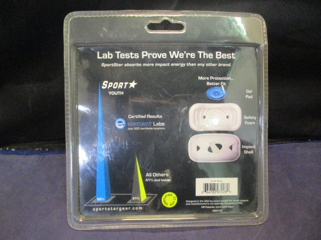 Load image into Gallery viewer, Sport Youth Chinstrap Hurricane Gel Chin Guard - still in packaging
