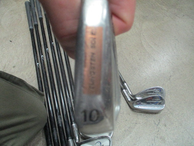 Load image into Gallery viewer, Used Pure Spin Diamond Face Tungsten Sole Iron Set 4-10,LW,SW - RH
