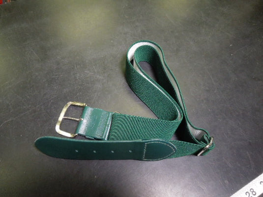 Used ALLSTAR Forest Green Adult Baseball Belt
