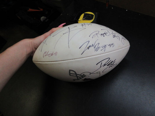 Used Wilson The Duke National Football Conference Autograph Football