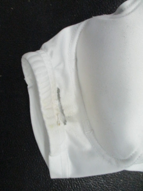 Used Mcdavid 7 Pad Integrated White Football Pants (Rip On Bottom)