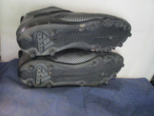 Used Adidas Freak Spark J 'Black Night Metallic' Velcro Cleats Adult Size 12