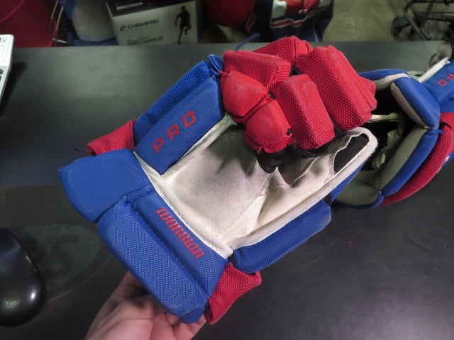 Load image into Gallery viewer, Used Warrior Alpha Pro Sr Palm X Hockey Gloves Size 14" - 36cm Arcadia Titans
