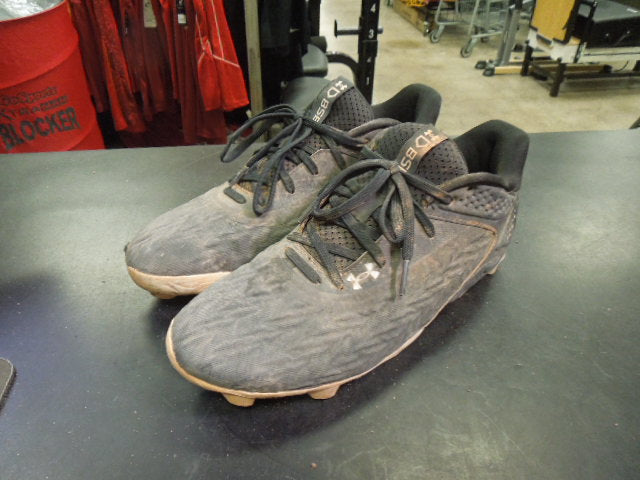 Load image into Gallery viewer, Heavy Use Under Armour BSBL Molded Cleats Size 7
