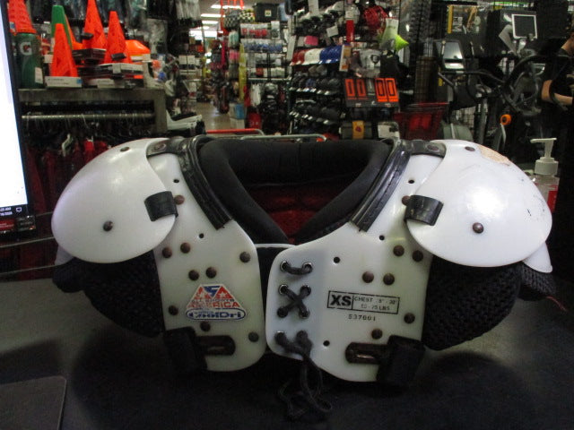 Load image into Gallery viewer, Used Youth All Sports America Football Shoulder Pads Size XS
