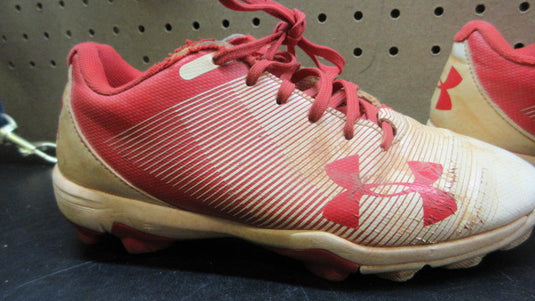Used Under Armour UA Leadoff Baseball Cleats - Size Youth 4