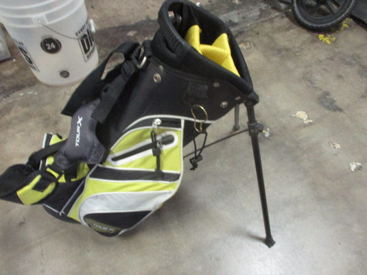 Used Junior Tour X Golf Stand Bag With Backpack Straps