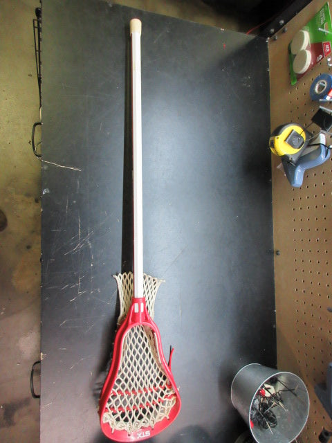 Load image into Gallery viewer, Used STX 37" Complete Lacrosse Stick Red
