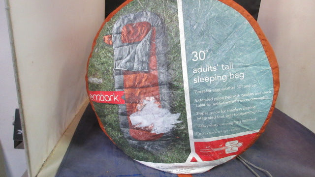Load image into Gallery viewer, Used Embark 30 Deg Adult Tall Sleeping Bag
