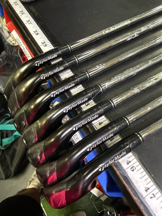 Used TaylorMade Burner 2.0 7 pc Right Hand Iron Set 5-9i and Pw, Aw