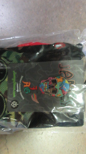 Load image into Gallery viewer, James Arthur Green Skull Long Socks - Size Large 9-12
