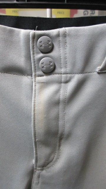 Load image into Gallery viewer, Used Under Armour Open Bottom Pants Youth Size Large - stains &amp; wear
