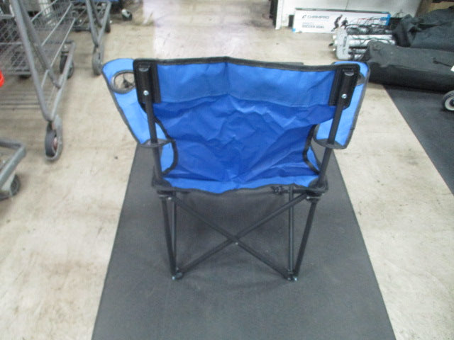 Load image into Gallery viewer, Used Blue Camping Folding Chair
