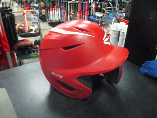 Load image into Gallery viewer, Used Easton Junior Elite X Batting Helmet With Jaw Guard Left Side
