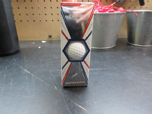 Callaway Supersoft Golf Balls - QTY 3