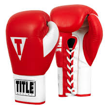 Load image into Gallery viewer, New Title Great Official Pro Fight Gloves 10 Oz.- Red/White
