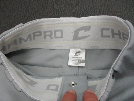 Used Champro Elastic Bottom Size Youth XS Baseball Pant