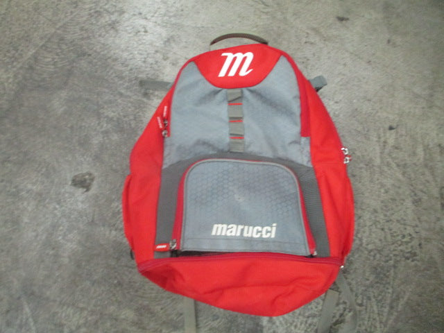 Load image into Gallery viewer, Used Marucci Red Baseball Equipment Backpack
