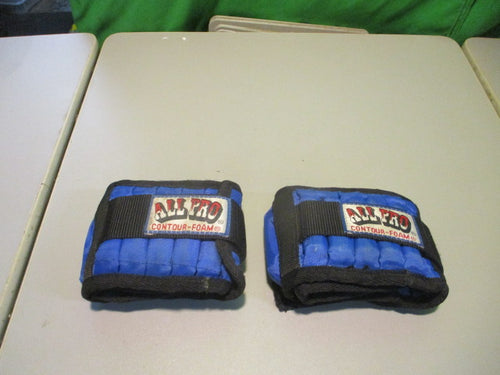 Used All Pro Blue Ankle Wrist Weight Set 5 lb Pair 2.5 lbs each