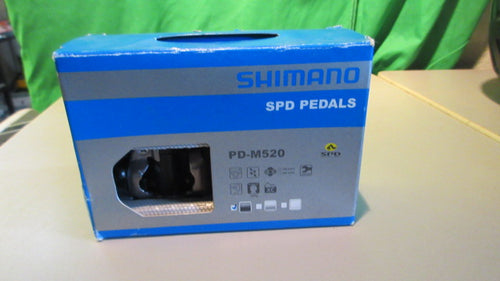 Used Shimano SPD Pedals PD-M520 One Size