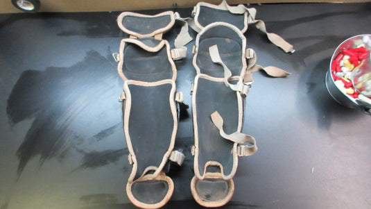 Used All-Star Catchers Shin Guards - Size 9-12