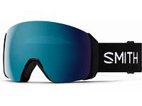 New Smith 4D Mag XL Black/Chromapop Everyday Blue Mirror Ski Goggles - Large