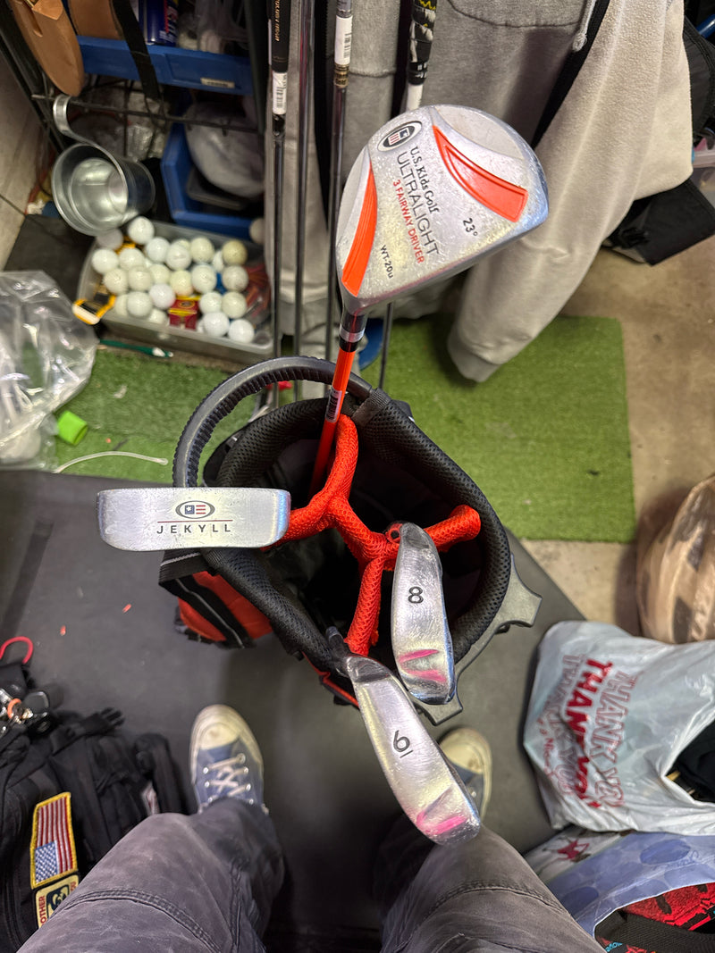 Load image into Gallery viewer, Used US Kids UL-51u 4 pc Jr Golf Set with Bag
