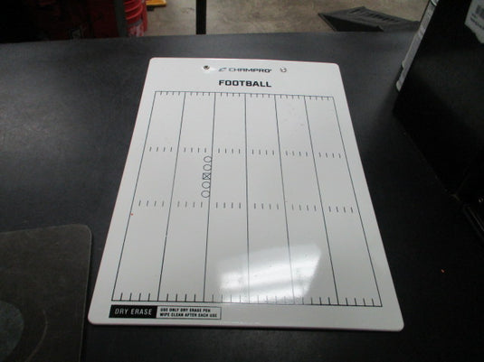 Used Champro Football Coach’s Board with Full & Half Field 9" X 12"