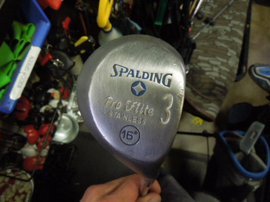 Used Spalding Pro Flite Jr. Stainless Right Hand 3 Wood